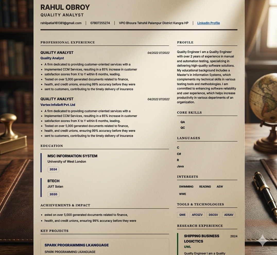 Resume Example